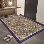 Bohemian Geometric Door Mat for Entryway