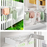 Wall-Mounted Cloths Drying Rack