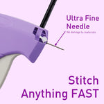 Quick Clothing Fixer, Mini Tag Gun (10 Needles, 2000 Glue Needles)