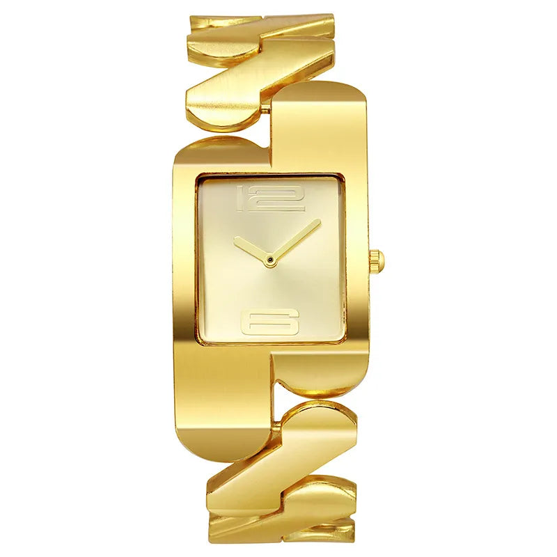 Fashionable gold classic vintage watch