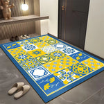 Bohemian Geometric Door Mat for Entryway