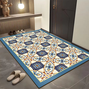 Bohemian Geometric Door Mat for Entryway